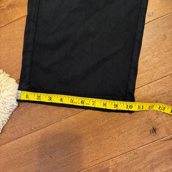 American Eagle Dark Charcoal Wide Leg Pants – Size 6 Long - Picture 8 of 10